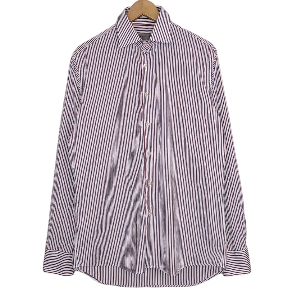 Etro Men's Striped Long Sleeve Casual Button Down Dress Shirt Size M